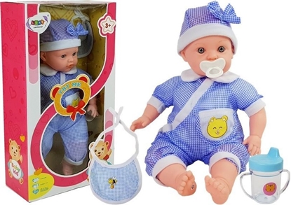 Attēls no Lean Sport Lalka bobas 45cm niebieskie ubranie