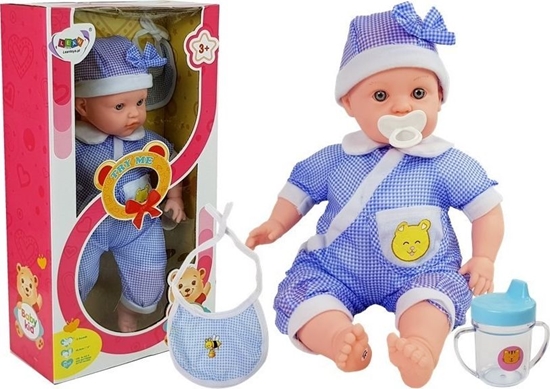 Изображение Lean Sport Lalka bobas 45cm niebieskie ubranie