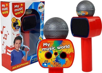 Attēls no Lean Sport Mikrofon Dziecięcy Bezprzewodowy Karaoke Głośnik Bluetooth Czerwony