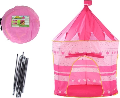 Изображение Lean Sport Namiot Domek Paac Ksiniczki Dla Dzieci Ogród Korona Róowy