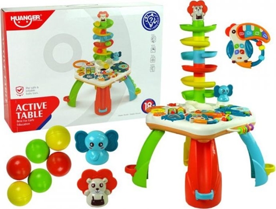 Изображение Lean Sport Stolik Edukacyjny Zjedalnia Dla Pieczek Pianinko Kosz Koa Zbate