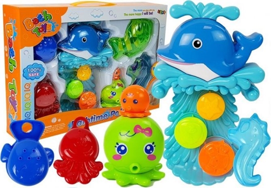 Picture of Lean Sport Zestaw do Kpieli Delfinek Zwierzta Morskie Plastikowe Wodospad