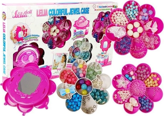 Изображение Lean Sport Zestaw Koralików do Biuterii DIY Skadane Pudeko z Lusterkiem