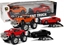 Изображение Lean Sport Zestaw Pojazdów Monster Truck Czerwony Laweta 58 cm