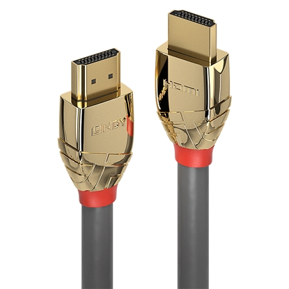 Attēls no Lindy 1m High Speed HDMI Cable, Gold Line