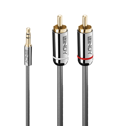 Attēls no Lindy 2M PHONO AUDIO CABLE, CROMO LINE