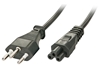 Picture of Lindy 30412 power cable Black 2 m C5 coupler