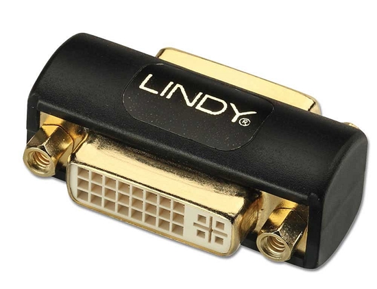 Picture of Lindy DVI-I DD double female adapter