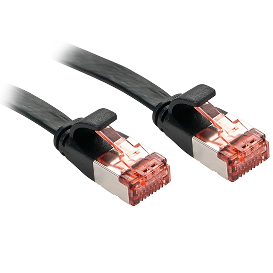 Изображение Lindy RJ45 Cat.6 U/FTP 10m networking cable Black Cat6 U/FTP (STP)