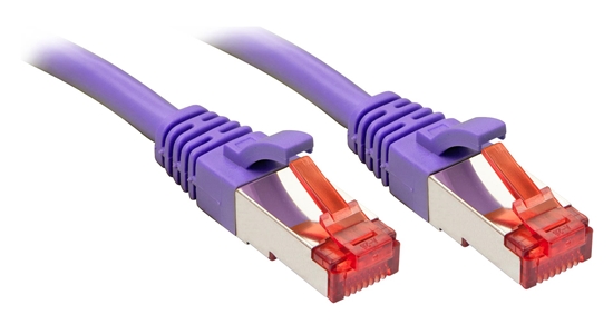 Picture of Lindy Rj45/Rj45 Cat6 3m networking cable Violet S/FTP (S-STP)
