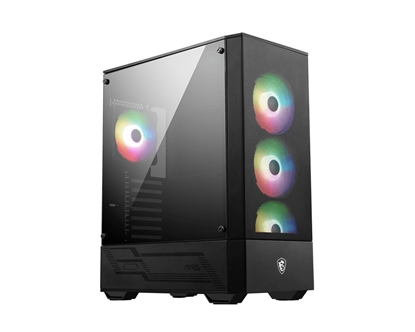 Picture of MSI MAG FORGE 112R computer case Midi Tower Black, Transparent