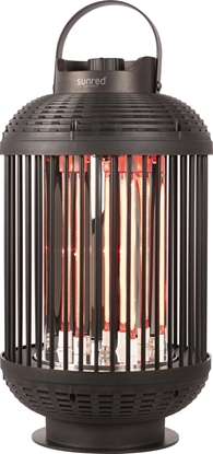 Picture of SUNRED Heater D-INDO-12T, Indox Dark Table  Infrared, 1200 W, Black, IP55