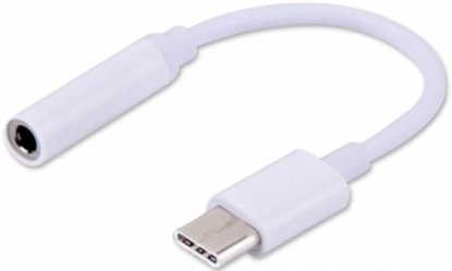 Изображение Adapteris Savio USB Type Male - 3.5mm Female White