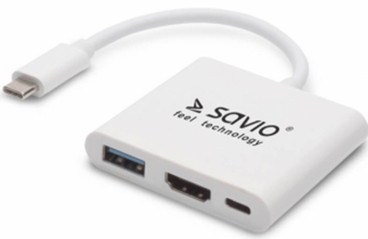 Attēls no Adapteris Savio USB Type-C - HDMI 