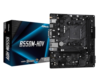 Attēls no Asrock B550M-HDV Socket AM4 micro ATX AMD B550