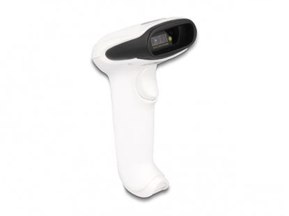 Picture of Delock Barcode Scanner 1D and 2D for 2.4 GHz, Bluetooth or USB - white