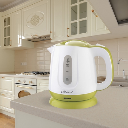 Attēls no Feel-Maestro MR013 green electric kettle 1 L 1100 W Green, White