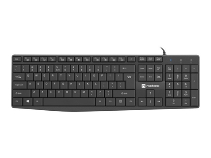 Изображение NATEC Keyboard Nautilus US slim black