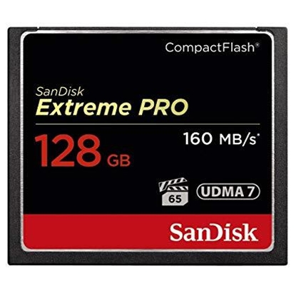 Attēls no MEMORY COMPACT FLASH 128GB/SDCFXPS-128G-X46 SANDISK