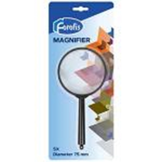 Picture of Palielināmais stikls D-75mm 5X