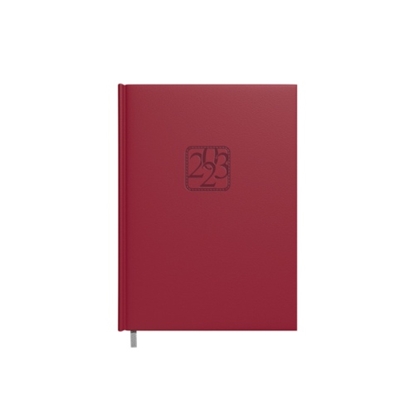 Picture of Planning notebook calendar 2023m. A5 burgundy