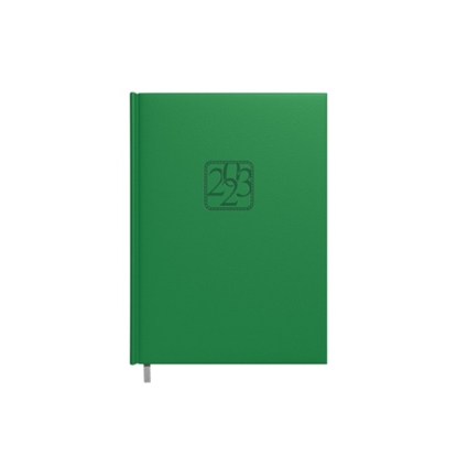 Pilt Planning notebook calendar 2023m. A5 green