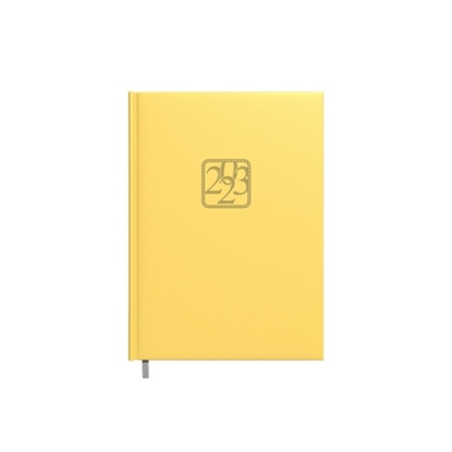 Picture of Planning notebook calendar 2023m. A5 yellow