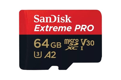 Attēls no SanDisk Extreme PRO MicroSDXC 64GB 
