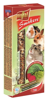 Изображение Vitapol vegetable flasks for rodents - 2 pcs - 90 g