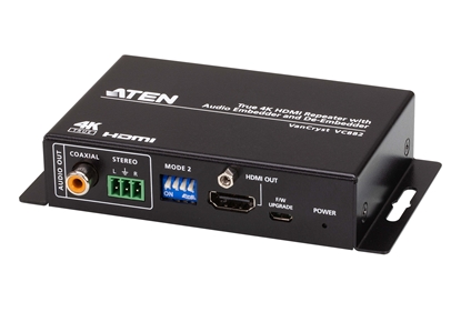 Изображение ATEN True 4K HDMI Repeater with Audio Embedder and De-Embedder