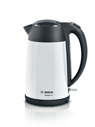 Attēls no Bosch TWK3P421 electric kettle 1.7 L 2400 W Black, White