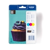 Picture of Brother LC123RBWBP ink cartridge 3 pc(s) Original Cyan, Magenta, Yellow