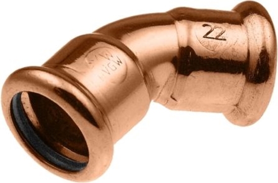 Picture of CUpress 45° līkums 22 mm i-i, KAN-Therm