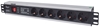 Изображение Intellinet 19" 1.5U Rackmount 6-Way Power Strip - German Type", With On/Off Switch and Surge Protection, 3m Power Cord