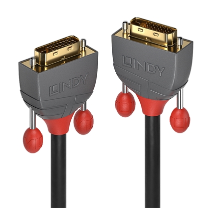 Attēls no Lindy 1m DVI-D Dual Link Cable, Anthra Line
