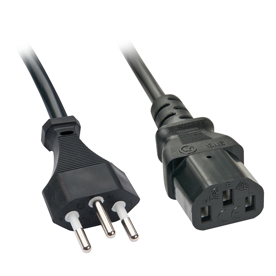 Изображение Lindy 30419 power cable Black 5 m C13 coupler