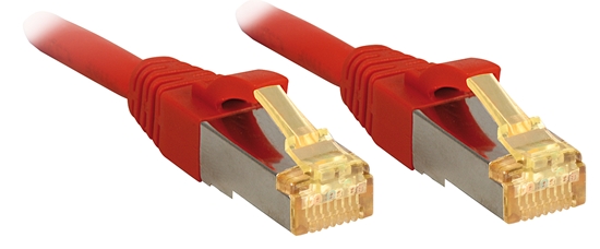 Picture of Lindy 47299 networking cable Red 15 m Cat7 S/FTP (S-STP)