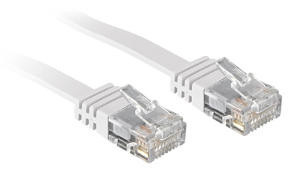 Изображение Lindy 5m Cat.6 networking cable White Cat6