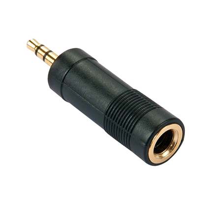 Attēls no Lindy Adapter Stereo 3,5 mm m/6.3mm