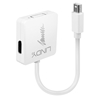 Picture of Lindy Mini-DP 1.2 to DP 4K60 / HDMI 4K30/DVI Adapter