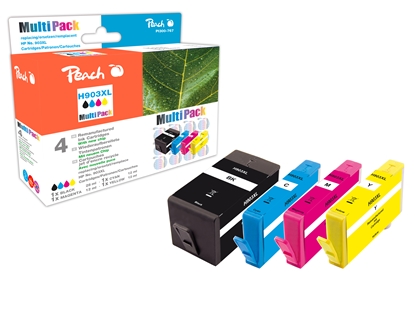 Attēls no Peach PI300-767 ink cartridge 4 pc(s) Compatible High (XL) Yield Black, Cyan, Magenta, Yellow