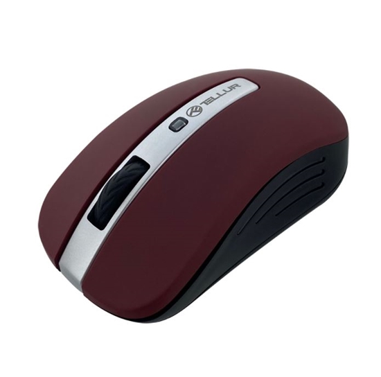 Picture of Tellur Basic Wireless Mouse, LED dark red