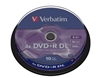 Изображение 1x10 Verbatim DVD+R Double Layer 8x Speed, 8,5GB matt silver