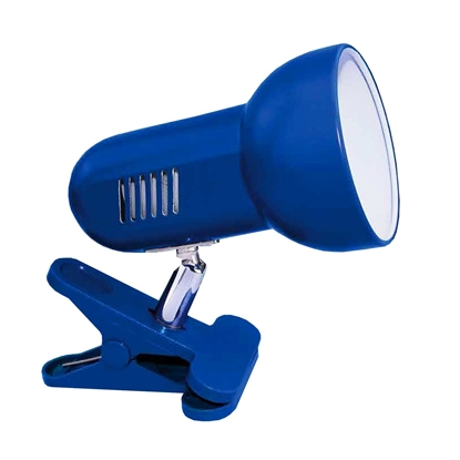 Picture of Activejet Clip-on desk lamp, blue, metal, E27 thread