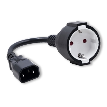 Attēls no Adapter IEC 320 C14 / SCHUKO | 0.15m 
