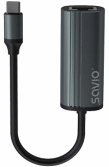 Изображение Adapteris Savio USB-C 3.1 Gen 1 - RJ-45 Gigabit Ethernet