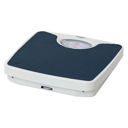 Picture of Adler Mechanical bathroom scale AD 8151b Maximum weight (capacity) 130 kg, Accuracy 1000 g, Blue/White