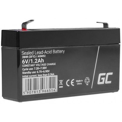 Picture of Green Cell Akumulator 6V/1.2Ah (AGM52)