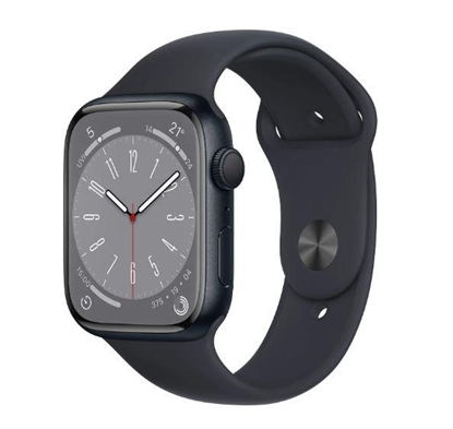 Picture of Apple Watch Series 8 GPS 41mm Midnight Aluminium Case with Midnight Sport Band - Regular