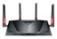 Изображение ASUS DSL-AC88U wireless router Gigabit Ethernet Dual-band (2.4 GHz / 5 GHz) Black, Red
